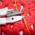 thumbnail image 6 of 4PCS Portable 4 Inch Small U Shaped Scissors with Safety Cover Yarn Cross-Stitch Thread Sewing Cutter Snips Trimming Nippers - Great for Stitch,Crafts, DIY Supplies (Multicolor:Red,Blue,Orange,White), 6 of 8