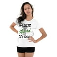 thumbnail image 4 of Course Legend Trophy Golfer Golfing Womens Slim Fit Graphic Tee Brisco Brands S, 4 of 5