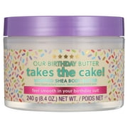 Tree Hut Birthday Cake Whipped Shea Body Butter, Lightweight Hydration for Soft, Smooth Skin, 8.4 oz