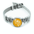 thumbnail image 1 of Hortalizas expresión feliz zanahoria Pulsera pulsera pulsera de cristal amor pulsera ajustable, 1 of 2