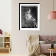 thumbnail image 3 of Historic Framed Print, Mrs. Winston Churchill seated with book, 17-7/8" x 21-7/8", 3 of 9