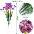 thumbnail image 6 of Baumaty 12 Pack Artificial Flowers Outdoor UV Resistant Fake Flowers No Fade Faux Plants Garden Porch Window Box Decorating Purple, 6 of 11