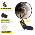 thumbnail image 3 of Bar End Bicycle Mirrors for Handlebars 2PCS, Adjustable 360˚Rotatable Bike Mirrors Handlebar Rearview Mirror for Mountain Road Bike Bicycle, 3 of 7