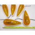 thumbnail image 2 of (5) Amber Incandescent Cab Roof RV Truck Camper Trailer Clearance Marker Lights, 2 of 4