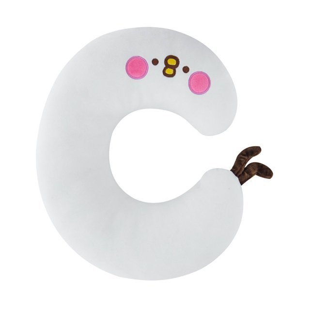 Peluche blanco Kanahei letra C 60 cm