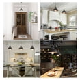 thumbnail image 7 of 1-Light Dark Pewter Mini Pendant With Modern Industrial Dome Shade LED Compatible Barn Ceiling Pendant Light, 7 of 7