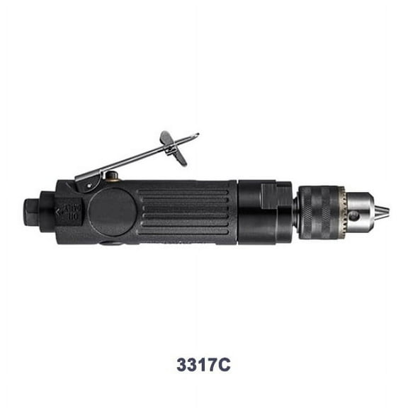 ATO Straight Air Drill 5000RPM High-Speed Pneumatic Drill Tool Multifunctional Air Straight Drill Reversible Rotation Air Drill