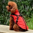thumbnail image 2 of XS-XXL Pet Dog Winter Vest Coat Harness Clothes Puppy Cotton Warm Jacket Apparel, 2 of 5