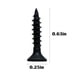 thumbnail image 5 of 9pcs Abrigos pesados Ganchos de pared Montado en la pared for hardware Hardware Doble Puerta Retro Percha de la capa con 20 tornillos Color Negro, 5 of 6
