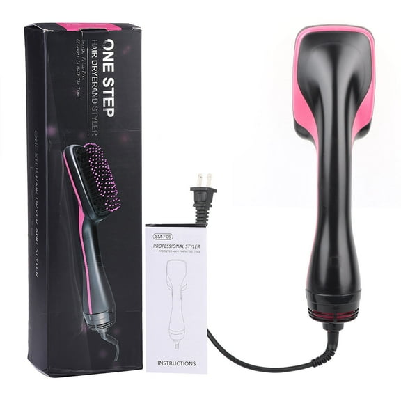 Hair Dryer Brush Comb, ABS Low Heat Damage Styling Hair Dryer Multi Functional  For Salon