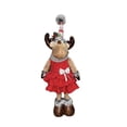thumbnail image 3 of Figura navideña,Figura decorativa portátil de reno navideño,Figura Muñeca Cómoda Escultura Divertida Vacaciones,Adorno colgante navideño hecho a mano,ligero,para fiestas,Decoración Mujer, 3 of 9