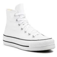 thumbnail image 2 of Tenis Converse Mujer 560846C Blanco 24.5 cm CONVERSE Chuck Taylor en Plataforma de Lona, 2 of 6