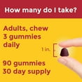 thumbnail image 4 of Nature Made Advanced Multivitamin Gummies for Adults with Magnesium Citrate, Calcium & All 8 B Vitamins, Daily Nutritional Support, 90 Gummies, 30 Day Supply, 4 of 5