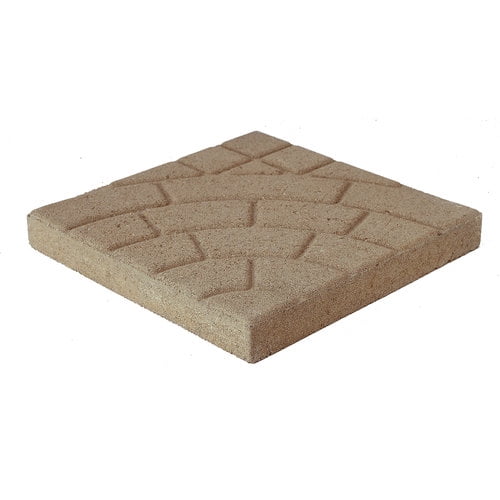 Pavestone 16" Bella Cobble Buff Concrete Stepping Stone