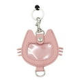 thumbnail image 4 of lionlar Pet Hair Storage Keychain Commemorative Pet Memorial Gift PU Leather Keyring Pink, 4 of 9