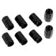 thumbnail image 5 of 8 tapas de válvula de neumático de aleación de aluminio para Ndcxsfigh coche y motocicleta cubiertas antipolvo (negro), 5 of 5