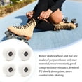 thumbnail image 4 of maskred 4 Pcs Remplacement de Roue de Patins à Roulettes Résistant à l'Usure Pièce Modifiée Épaisse Roues de Patins à Roulettes en Ligne Accessoire de Sport Extérieur Blanc, 4 of 6