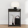 thumbnail image 4 of Furinno SIMPLISTIC Night Stand, 2-Tier Open Shelf Design Nightstand with Metal Frame, Bedside Table, End Table, Side Table, for Bedroom, Living Room, Espresso, 4 of 4