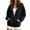 A-Black325, variant on Bibifish Womens Zip Up Hoodies Hooded Sweatshirts Relaxed Fit Casual Jackets With Pockets