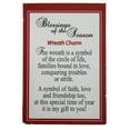 thumbnail image 2 of Blessings of the Season Christmas Wreath Charm With Story Card! (Love), 2 of 3