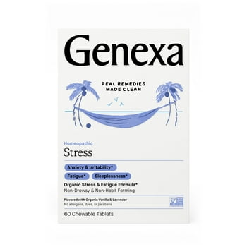 Genexa Stress pathic Anxiety  Chewable s, 60 Ct
