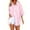 Pink, variant on ZZwxWA Women 2025 Button Down Tops Cotton Linen Shirts Gauze Shirt Blouses Dressy Casual Collar Tops Trendy Vacation Solid Breathable Clothing