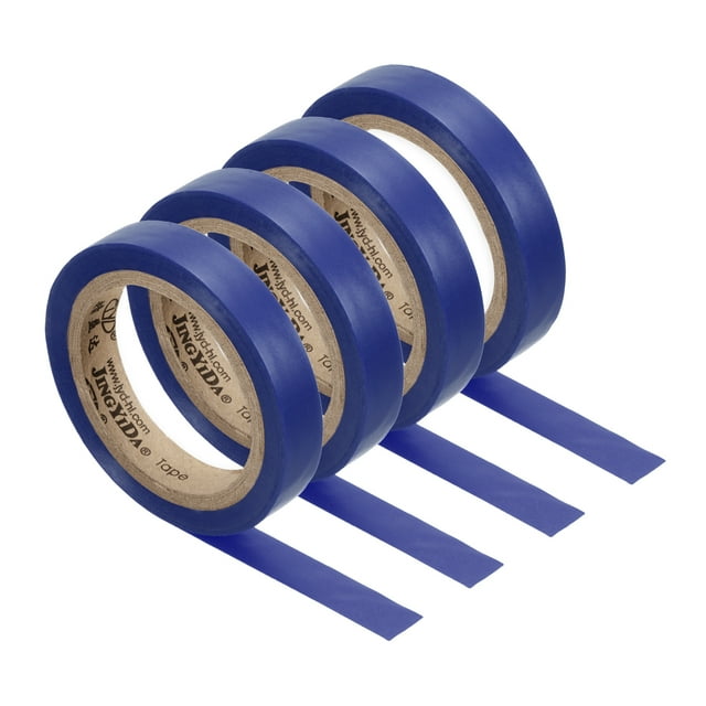 Uxcell 26Ft Tennis Racket Badminton Racquet Grip Finishing Tapes, Blue 4 Pack