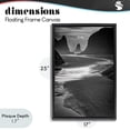 thumbnail image 4 of Stupell Industries Coastal Last Light On Bandon Beach Black Floating Frame Canvas Art, 17 x 25, by Rick Berk, 4 of 8