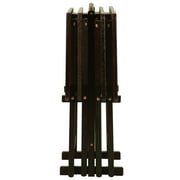 5-Piece TV Tray Table Set with Holder in Espresso (4 Trays, 1 Stand)