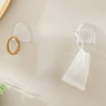 thumbnail image 1 of CEHVOM Plastic Shelf Razors Shelf Wall Mounted Storage Rack Razors Hanging Rack Storage Shelves Sub Hooks Adhesive Hooks Bathroom Shelves, 1 of 6