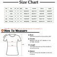thumbnail image 3 of Hauts d'Été pour Femmes, T-Shirt Décontracté à Manches Courtes avec Impression Numérique, Col Rond, Ample, en Liquidation, 3 of 3