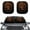 Dragon, variant on Funny Frog Car Window Sunshade for SUV Van Truck Palm Leaves Car Shades for Front Windshield 2 Piece Easy to Install Car Windshield Sun Shade Accessories, Green