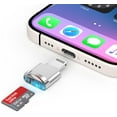 thumbnail image 1 of iPhone 14 Micro SD Card Reader Adapter [MFi Certified] Lightning to Micro SD/TF Card Reader Viewer Micro SD Card Adapter for iPhone 14 13 12 11 Pro Max XS XR X 8 iPad,Support iOS 17 and exFAT & FAT32, 1 of 8