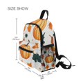 thumbnail image 3 of FORMRS School Backpack with Front Zippered Pocket 12" Student Travel Daypack, Pumpkins Pattern, 3 of 6