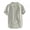 Gray, variant on Mens Shirts Summer Men's Baggy Cotton Linen Solid Short Sleeve Button Retro T Shirts Tops Blouse