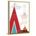 thumbnail image 2 of Marmont Hill "Red Tee Pee" by Karen Zukowski Framed Painting Print, 2 of 5