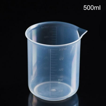 

Kitchen Pour Spout Baking Supplies Graduated cup Plastic Measuring Cup Liquid Jug Laboratory Beaker Transparent Mug 4 4