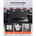 thumbnail image 4 of KFFKFF 48 x 24 x 24 Inch Heavy-Duty Steel Underbody Truck Tool Box, Lockable Waterproof Storage Chest with T-Handle for Trucks, Vans, and SUVs, Black, 4 of 9