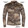 thumbnail image 4 of ScentLok Camo Hunting Jacket for Men - Savanna Aero Crosshair Lightweight Gear (Realtree Excape, Medium), 4 of 10