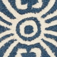 thumbnail image 5 of SAFAVIEH Cambridge Leslie Geometric Wool Area Rug, Navy Blue/Ivory, 4' x 6', 5 of 10