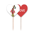 thumbnail image 1 of Palillos de dientes Unbranded imagen femenina bandera etiqueta de amor selección de pastelitos, 1 of 4