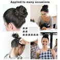 thumbnail image 4 of Hair Nets Invisible Elastic Edge Mesh and U Shaped Pins Set, 20Pcs Individual Package Hair Nets for Buns 20Pcs U Shaped Hair Pins for Ballet Bun, Dance, Sleeping, Women, 4 of 12