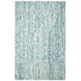 thumbnail image 2 of SAFAVIEH Abstract Devyn Geometric Wool Area Rug, Ivory/Navy, 5' x 8', 2 of 11