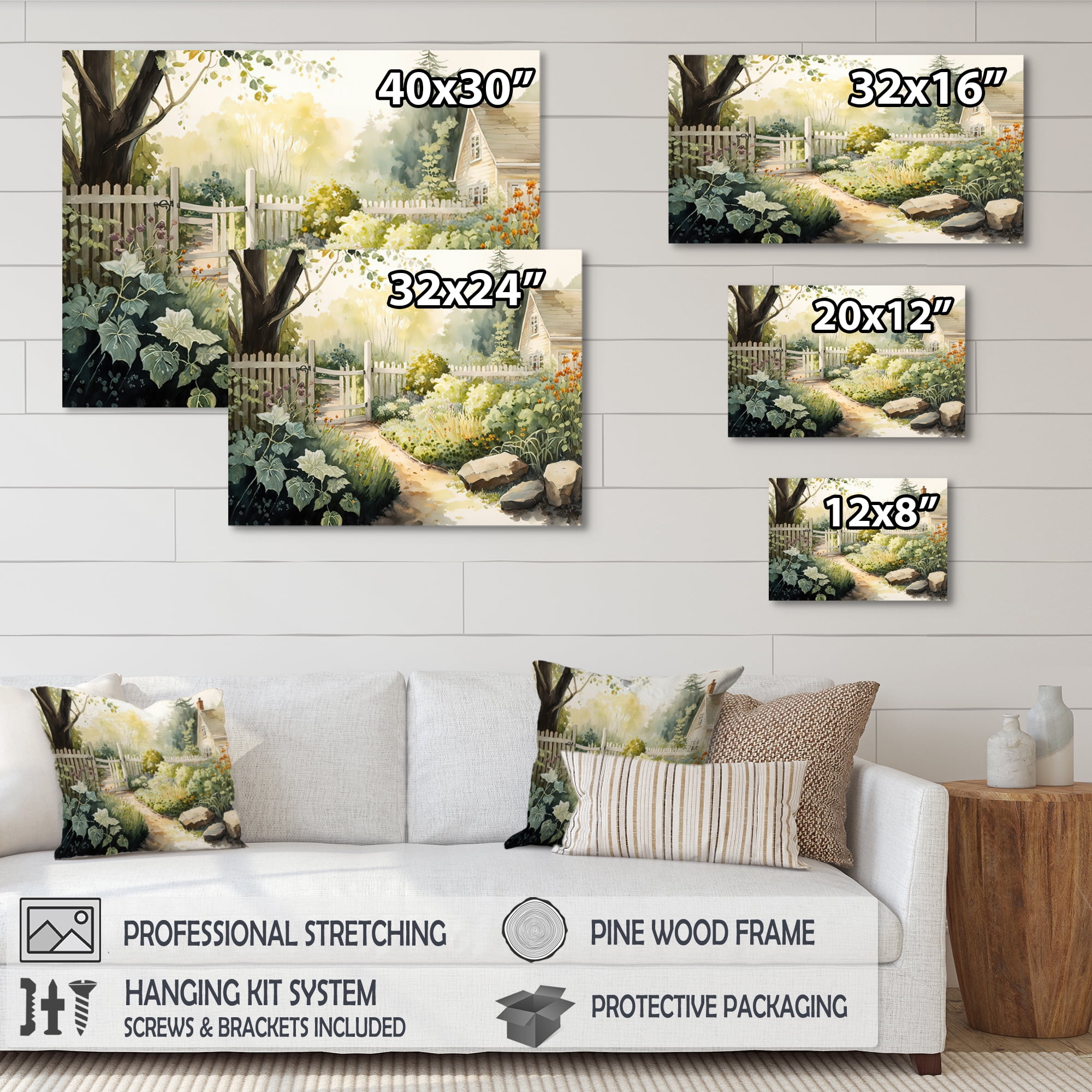 Designart Farm Fresh Garden III Canvas Wall Art