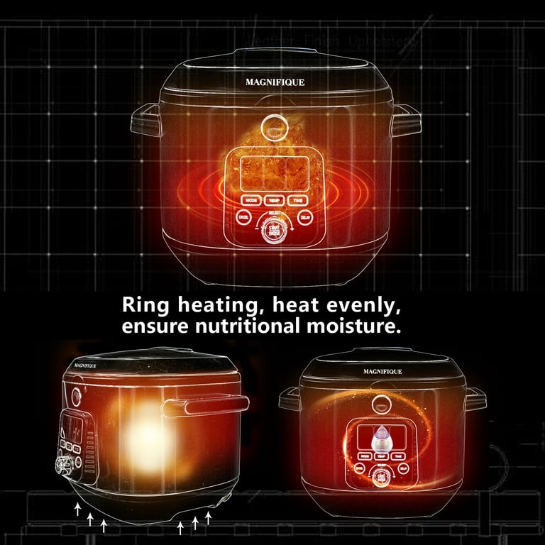 Magnifique 6 Quart Multi Slow Cooker with Two Temperature Probe + Precision  Sous