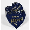 thumbnail image 2 of Inkdotpot Pack Of 100 Real Gold Foil Paper Tags Happy Retirement Favor Hang Tags, 2 of 6