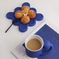 thumbnail image 2 of Taza de café de cerámica con juego de platillo Taza de té nórdica de 8.5 Azul Sunnimix taza de café, 2 of 8