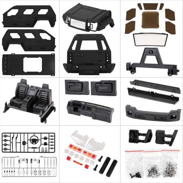 Hard Plastic Unassembled 324mm Wheelbase G.patton Gx Body Shell For 1/ ...