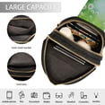 thumbnail image 6 of Stylish Leather Crossbody Bag 8.46x5.9x2.16In Easy To Carry Multi-Purpose Travel Hiking Shopping Fashion Bag Beautiful White Dandelions, 6 of 7