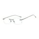 thumbnail image 3 of Gafas Sin Marco Ultraligeras Sin Montura Elegantes Para Hombres Y Mujeres, Gafas Versátiles De Color Gris, 3 of 8